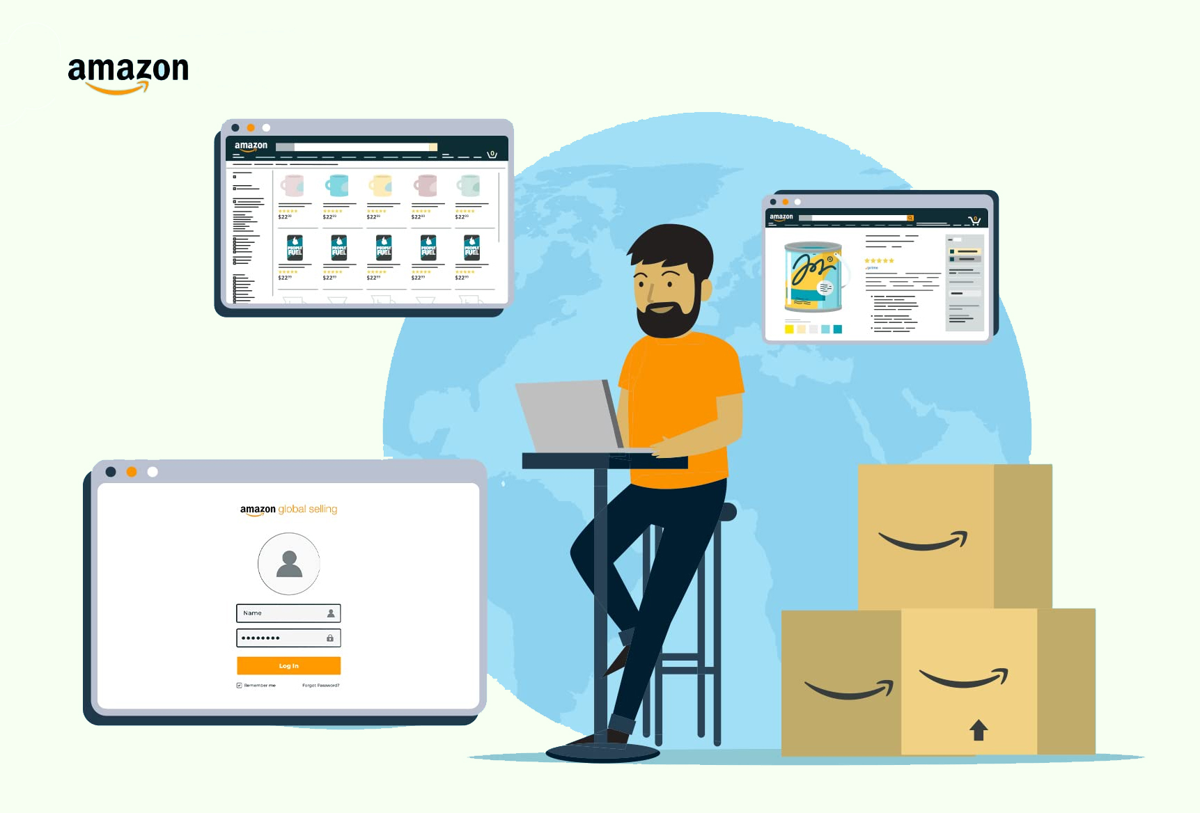 como criar uma conta na amazon